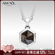 AWNL【高卿塵同款】維京勇者之盾項鏈男吊墜百搭飾品送男友生日禮物 【品牌禮盒】古銅輝石項鏈 鈦鋼鏈55CM