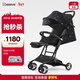 愛(ài)貝麗遛娃神器mini嬰兒推車(chē)可坐可躺口袋推車(chē)折疊傘車(chē)旅行便攜手推車(chē) 小不點(diǎn)8S 12克拉 （可坐可躺）