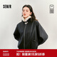 森馬（Semir）商場(chǎng)同款|外套PU仿皮仿羊羔毛oversize分割2025夾克101725108005