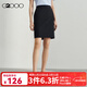 G2000【易打理】女裝2025春秋同款可機洗高腰H型半身裙西裙【合G2】 不易皺-黑色H型裙21寸 L /38
