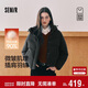 森馬（Semir）陳都靈商場(chǎng)同款羽絨服女90絨子25年短款寬松連帽外套101725113030