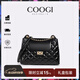 COOGI包包女款輕奢品牌女士手提包斜挎包女情人節生日禮物送女友老婆 黑色
