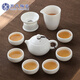 蘇氏陶瓷新年禮物羊脂玉白瓷功夫茶具套裝德化中國白功夫茶杯泡茶壺款禮盒