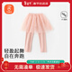 貝瑞加（Babyprints）女童打底褲公主風(fēng)裙褲兒童春秋外穿褲子女孩長(cháng)褲網(wǎng)紗棉質(zhì) 粉色120
