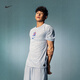 耐克2026賽季上海申花球迷版男子速干短袖足球球衣春NIKE IQ0583 043白金色/鈷藍色 XL