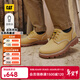 卡特（CAT）休閑皮鞋工裝鞋男鞋經(jīng)典款EXPRESSWAY牛皮固特異工作鞋通勤鞋 黃色P721418 40