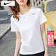 耐克（NIKE）T恤女士 26春季新款運動(dòng)服裝跑步速干衣圓領(lǐng)瑜伽半袖透氣冰絲短袖 IB8899-100/曬圖退5 M 【160】體重105~115斤左右