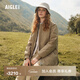 AIGLE【25年冬季新品】艾高防風(fēng)戶(hù)外保暖棉服外套運動(dòng)時(shí)尚休閑輕量女士 特濃啡 BL344 L 40 170/92A