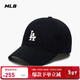 MLB帽子男女情侶棒球帽軟頂鴨舌帽秋冬運動(dòng)帽四季3ACP7701N-07BKS-F