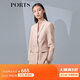 PORTS寶姿春夏新品女裝法國進(jìn)口粗花呢小外套LM8J048NWB011 貝殼色 常規 S （4）