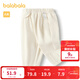 巴拉巴拉寶寶褲子男童長(cháng)褲春秋休閑褲潮酷萌趣時(shí)尚萌 米白10302 100 cm