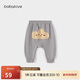 babylove男女寶寶褲子春季純棉寬松大pp褲嬰兒外出長(cháng)褲可愛(ài)百搭休閑褲