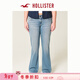 HOLLISTER美式25秋冬復古修身低腰喇叭牛仔褲女裝355-5620 中度水洗 24 160/60A 00標準版