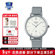 卡西歐（CASIO）手表 SHEEN休閑防水優(yōu)雅女士石英表日本原裝輕奢潮流新款新年禮物 SHE-4539M-7A金屬銀色