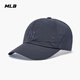 MLB官方 男女情侶純色百搭可調節軟頂棒球帽26春季新款CPB05 紐約洋基隊/深靛藍色 均碼