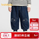 巴拉巴拉寶寶牛仔褲加絨氣球褲男童秋冬2025長(cháng)褲【商場(chǎng)同款】201425108102