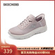 斯凱奇（Skechers）閃穿鞋女鞋秋季輕便一腳蹬健步鞋舒適軟底休閑運動(dòng)跑鞋124836