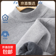 【簡(jiǎn)約保暖】半高領(lǐng)毛衣男士2025秋冬季新款打底衫寬松大碼針織衫 【半高領(lǐng)】淺灰色 3XL 【建議165-180斤】