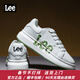 Lee/Modern 男鞋時(shí)尚情侶鞋百搭款厚底板鞋低幫休閑鞋韓版潮流鞋子男 白色 L233UB338 41 【偏大/請拍小一碼】