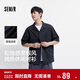 森馬（Semir）短袖襯衫男松弛肌理感度假風(fēng)襯衣2025夏上衣純色百搭109325104103