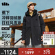 蕉下（beneunder）羽絨服男士2025年最新款硬殼沖鋒外套中長(cháng)款工裝HD007漫暮黑XL