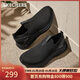 斯凱奇（Skechers）男鞋秋季懶人一腳蹬健步鞋戶(hù)外減震休閑運動(dòng)鞋慢跑鞋118076