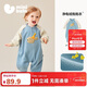 迷你巴拉（minibala）【抗靜電】嬰幼兒毛絨外出連體衣?lián)u粒絨可外穿寶寶衣服2025秋新款