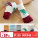 拉夏莉亞（LAXIALIYA）兒童五指襪男童襪子寶寶分趾襪腳趾女童中筒嬰兒小孩男孩可愛(ài)春秋