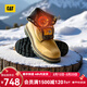卡特（CAT）經(jīng)典大黃靴馬丁靴男鞋25冬新品男女同款升級款加絨保暖黃靴 黃色【女】 37