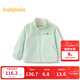 巴拉巴拉【商場(chǎng)同款】童裝男寶寶外套拼接燈芯絨2025新款秋裝上衣 黃綠41180 100