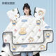 電動(dòng)車(chē)擋風(fēng)被冬季加厚2025新款男女士四季通用抗寒防水電瓶摩托車(chē) 四季款【大側翼+口袋+雙面布】