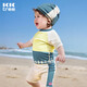 Kocotreekk樹(shù)兒童泳衣防曬速干泳衣寶寶分體短袖幼兒游泳衣