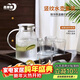 青蘋(píng)果玻璃冷水壺水杯套裝 耐熱涼水壺熱水壺*1+無(wú)鉛玻璃條紋水杯*6