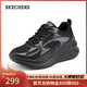 斯凱奇（Skechers）糕糕鞋女士2025新款增高老爹鞋休閑百搭運動(dòng)松糕鞋117523