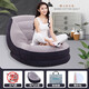 INTEX 懶人沙發(fā)榻榻米充氣沙發(fā)創(chuàng)意小戶型座椅單人可愛折疊躺椅床 單沙發(fā)（不配泵）+收納袋