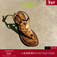 SAM EDELMAN山姆愛(ài)德曼夏季彩石人字夾腳涼拖鞋GIGI STONE 棕色 37 美碼6.5M