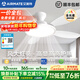艾美特吸頂超薄吊扇燈家用客廳風(fēng)扇燈一體餐廳2026新款大風(fēng)力變頻臥室 白色52寸-變頻6檔-調光-遙控