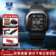卡西歐智能小方塊DW-H5600心率戶(hù)外計步藍牙光動(dòng)能防水電子元旦新年禮物 DW-H5600MB-1PR心率血氧睡眠監測