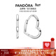 潘多拉（PANDORA）[新年禮物]不對稱(chēng)心形耳環(huán)時(shí)尚單品簡(jiǎn)約時(shí)髦生日禮物送女友 不對稱(chēng)心形耳環(huán) 均碼