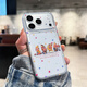 結盟者 適用iphone17promax手機殼iphone17pro保護套蘋(píng)果17pro手機殼全包透明卡通可愛(ài)防摔男女款保護套 波點(diǎn)星星公仔 iPhone 17 Pro
