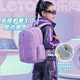 letopo樂(lè )同護脊減壓書(shū)包小學(xué)生兒童大容量分層變形樂(lè )同金剛3.0中童芋紫
