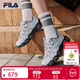 FILA斐樂(lè )官方貓爪7代女鞋老爹鞋2026春季新款厚底鞋休閑鞋運動(dòng)鞋 月巖灰/黑-LB 37.5