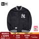 NEW ERA紐亦華MLB棒球NY夾克刺繡春秋男女情侶運動(dòng)休閑外套 13546435-黑色 NY S