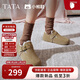 他她（TATA）復古加絨勃肯鞋女鞋2024冬季CGW05AM5 灰色（毛里） 37