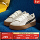 彪馬（PUMA）【厚底鞋】增高松糕鞋女子休閑板鞋PLATFORM 404158 米白色-黑色-金色-03 37