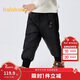 巴拉巴拉童裝兒童褲子男童女童寶寶保暖加厚羽絨褲冬裝束腳長(cháng)褲時(shí)尚