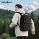 新秀麗（Samsonite）男士雙肩包大容量書(shū)包 商務(wù)出差電腦包休閑背包旅行包生日禮物NX5 黑色