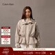 Calvin KleinJeans【防風(fēng)防水】春秋女士戶(hù)外休閑運動(dòng)ck收腰短款風(fēng)衣款外套 PCV-卡其 S