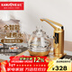 金灶（KAMJOVE）全自動(dòng)上水電熱水壺茶具套裝茶臺燒水壺玻璃茶具功夫茶電茶爐 G7 玻璃茶藝爐