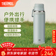 膳魔師（THERMOS）大容量高真空熱水瓶不銹鋼戶(hù)外旅行露營(yíng)運動(dòng)水壺便攜保溫瓶TCOY 松柏綠 1L